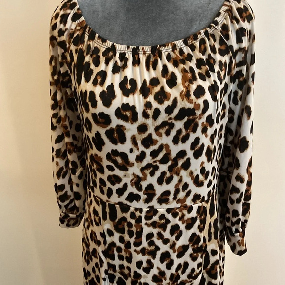 🤎 Leopard Print Maxi Dress - Picture 2 of 4